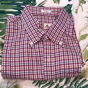Peter millar xxl Long sleeved plaid button down